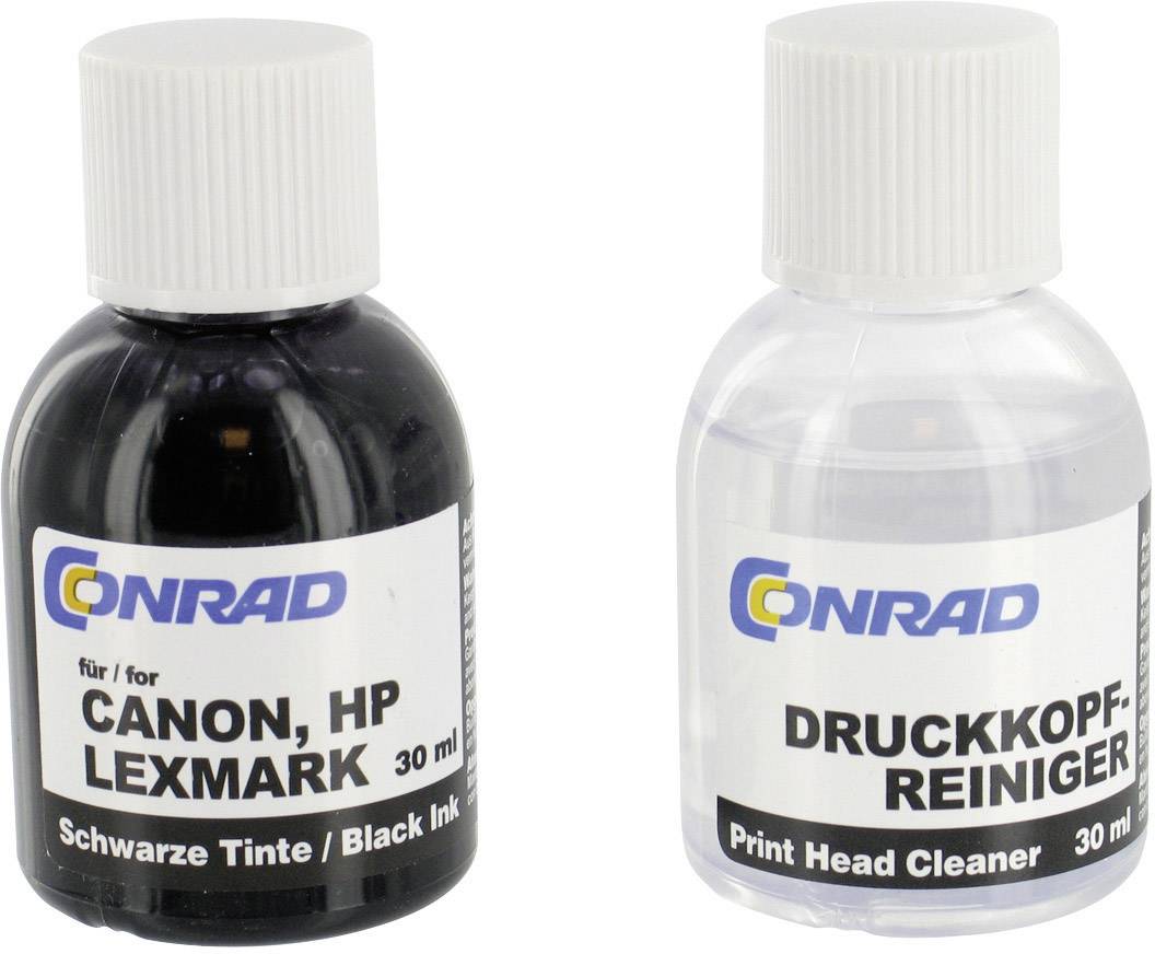 987801 Tintenpatronen-Nachfüllset Passend für Geräte des Herstellers: Canon, HP, Lexmark Schwarz Tintenmenge gesamt: 90ml