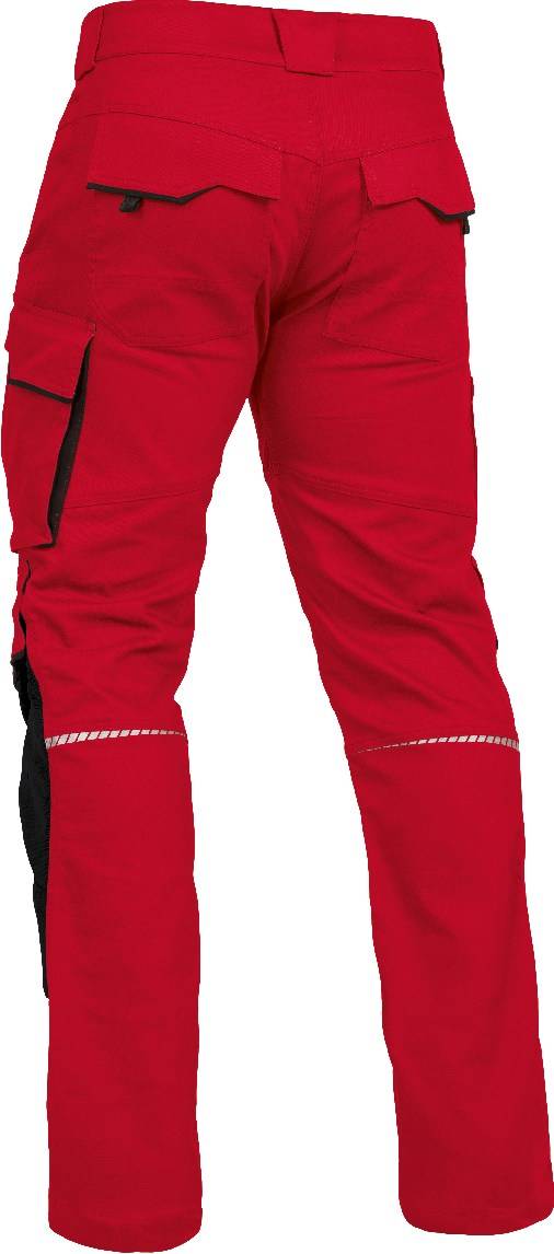 Bundhose mit Knietaschen Flex Line rot-schwarz, Gr. 46 Leibwächter FLEXH2246