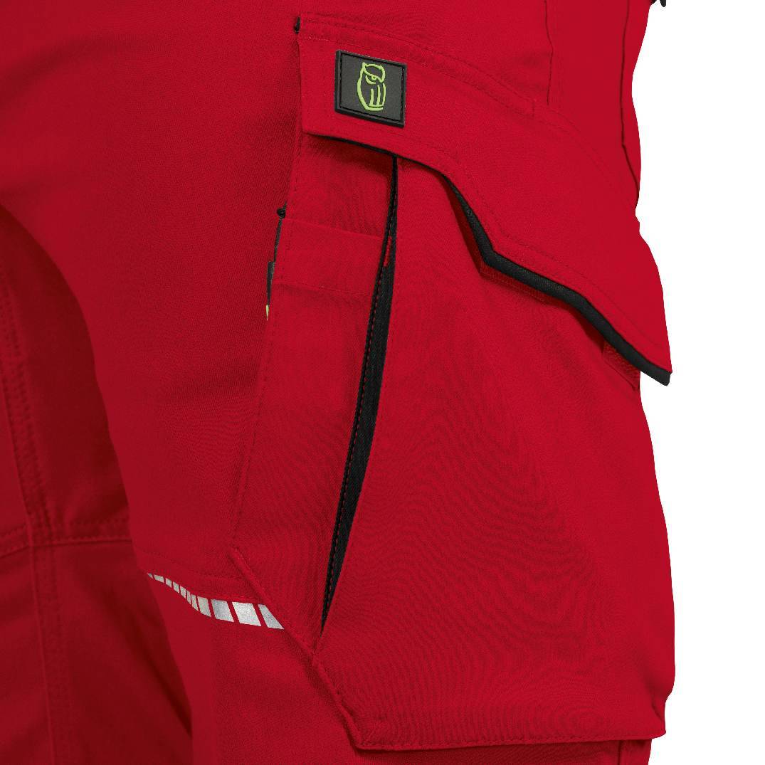 Bundhose mit Knietaschen Flex Line rot-schwarz, Gr. 46 Leibwächter FLEXH2246