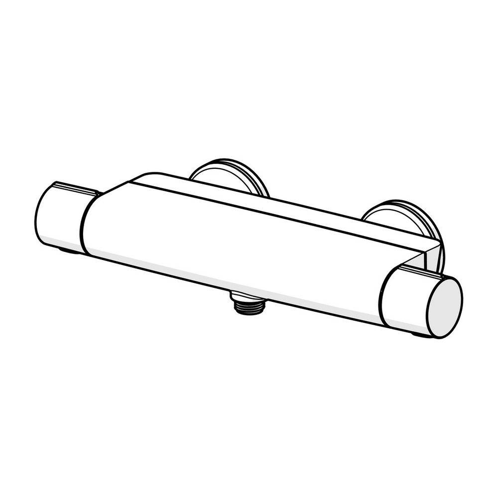 Hansa Brausebatterie HANSAOPTIMA 6514 chrom, 1 Stk.