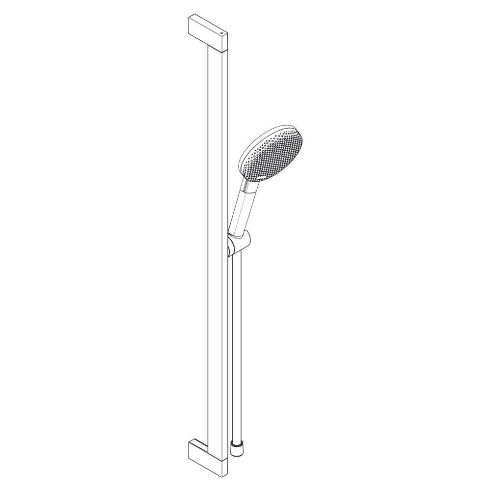 Hansgrohe Raindance Alive Select S Brauseset 125mm, 7,1l/min, 3jet EcoSmart, Unica E Puro 90cm, Easy Slide