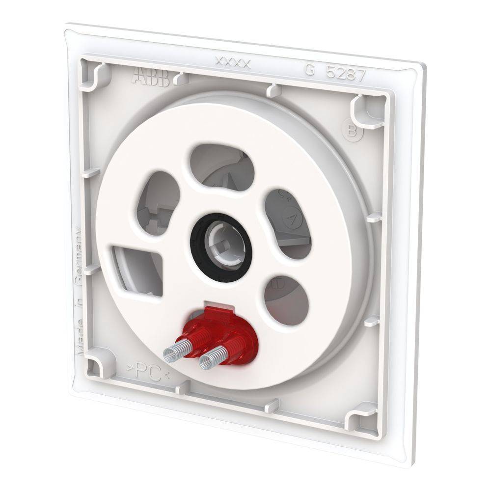 ABB - BJ Zentralscheibe 6540-44G-102 Drehdimmer m.Drehknopf weiß 1