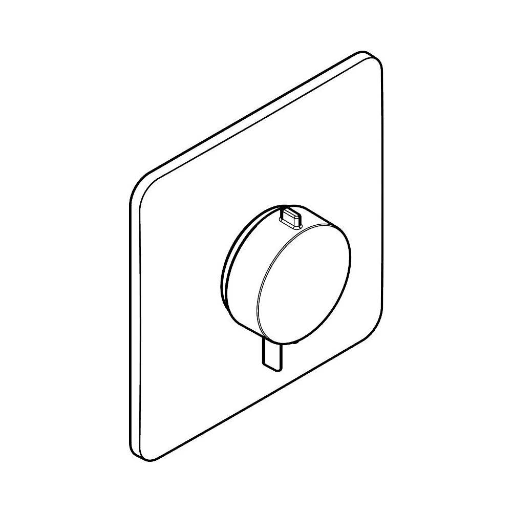 Hansgrohe Ecostat Comfort Q Thermostat Unterputz, 25,2l/min, für 1 Verbraucher, Chrom