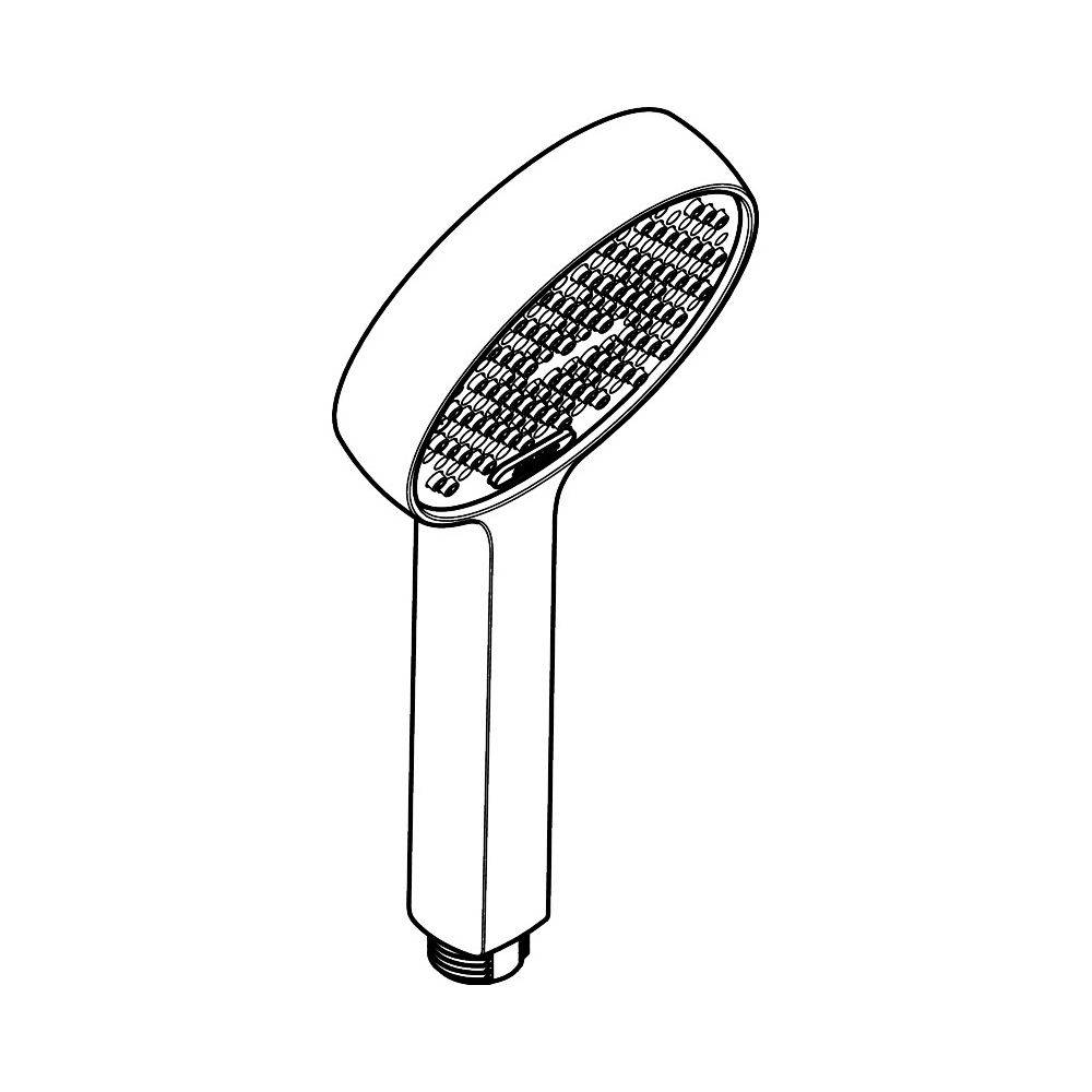 Hansgrohe Activera Select S Handbrause 2jet, 95mm, EcoSmart, Select-Taste, Mattschwarz