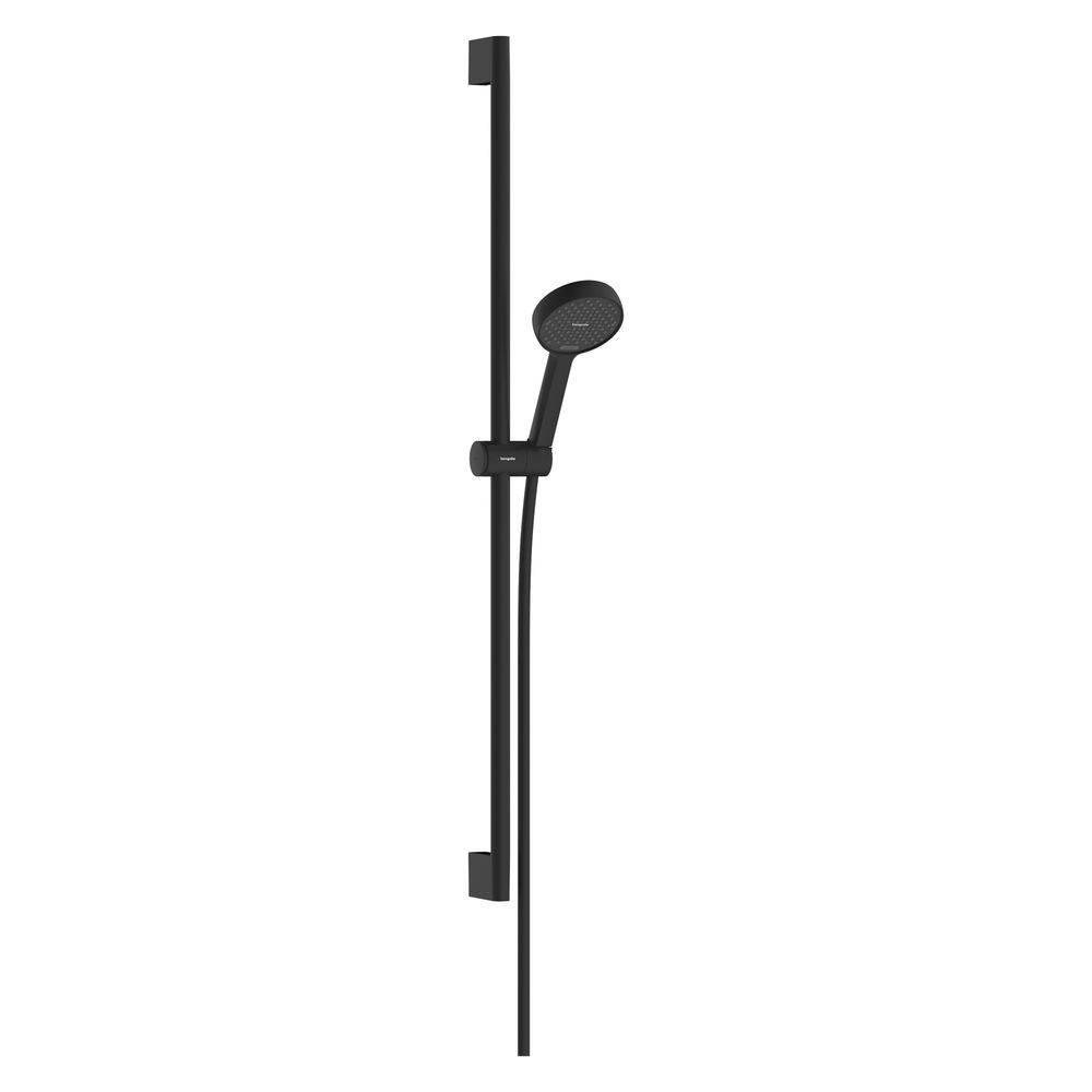 hansgrohe Brauseset Activera Select S 95 2jet EcoSmart mit Brausestange 90cm, Mattschwarz, 1 Stk.