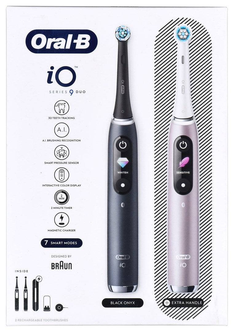 Braun Oral-B iO Series 9 Duo Black Onyx/Rose Quartz Elektrische Zahnbürste
