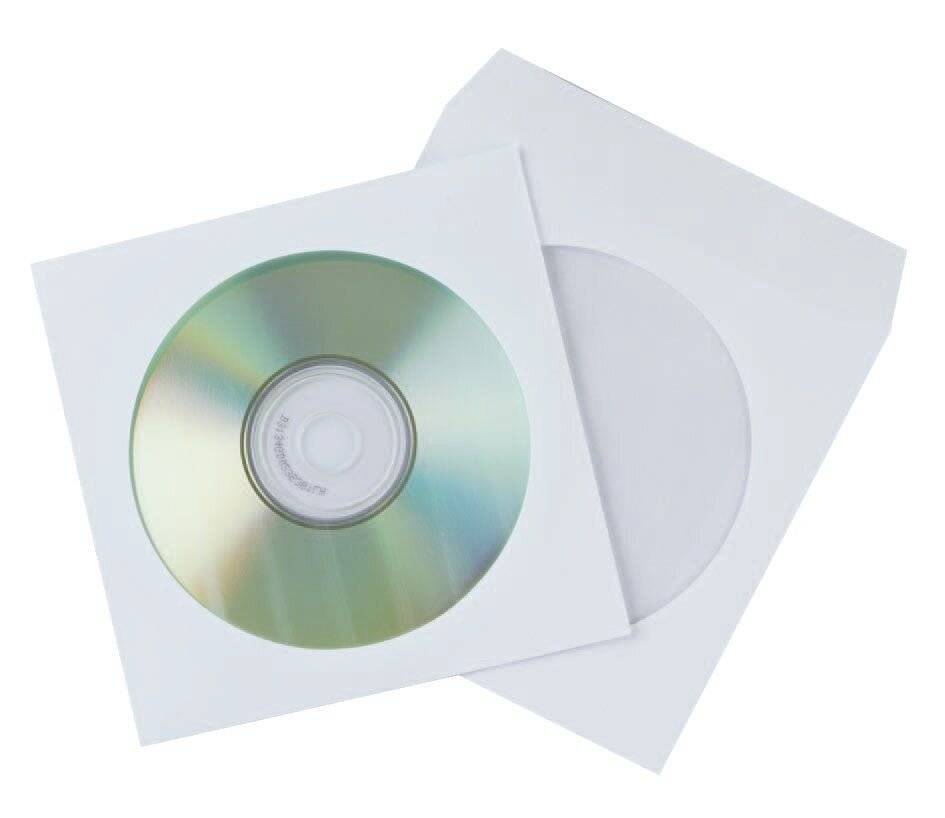 CD-Papierhüllen - weiß.