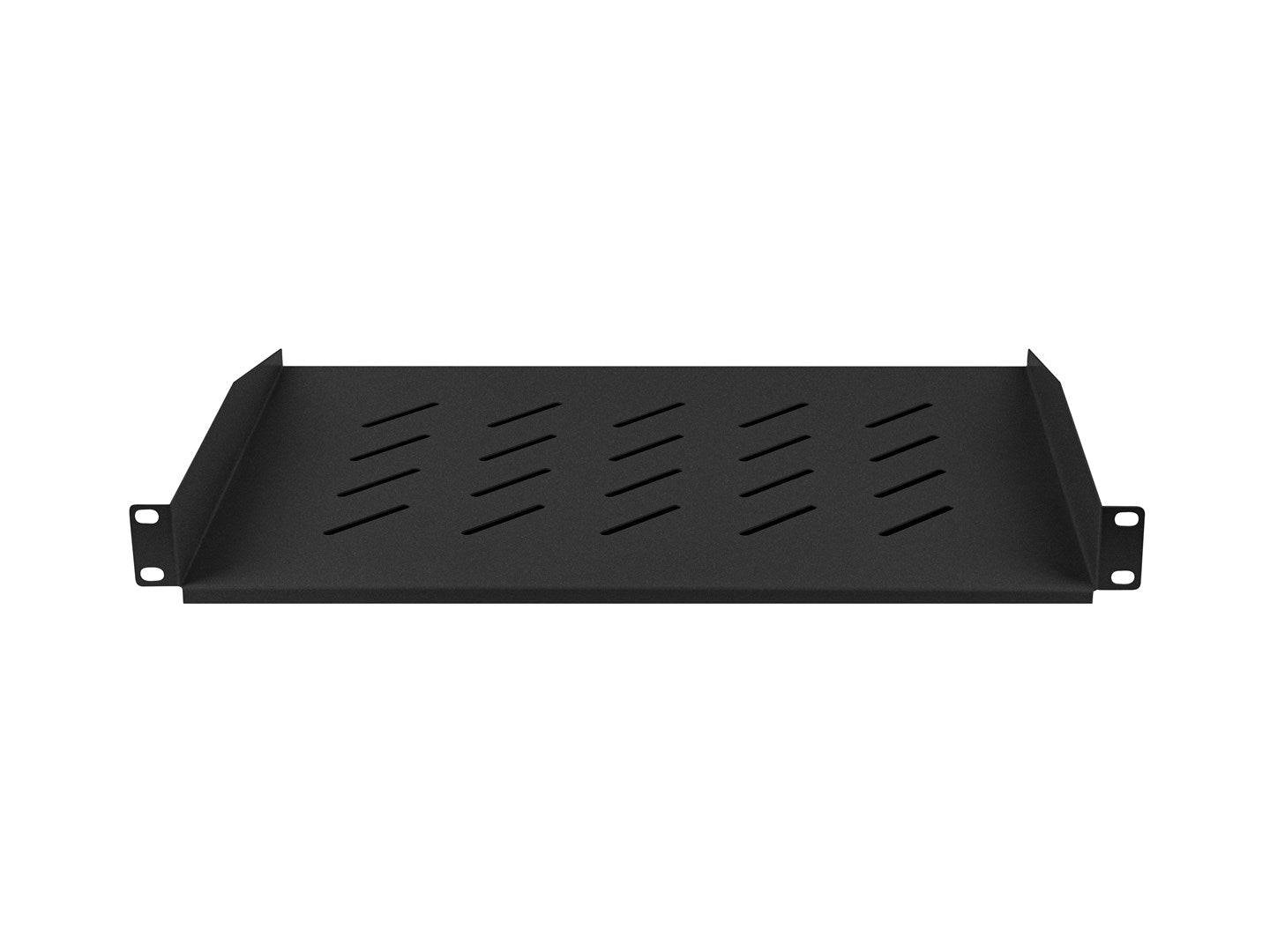 Lanberg AK-1008-B, Regalboden, Schwarz, 20 kg, 1U, 48,3 cm (19 Zoll), 482,6 mm