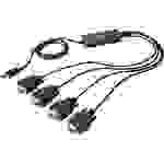 Digitus USB 1.1, Seriell Anschlusskabel [1x USB 2.0 Stecker A - 4x D-SUB-Stecker 9pol.]