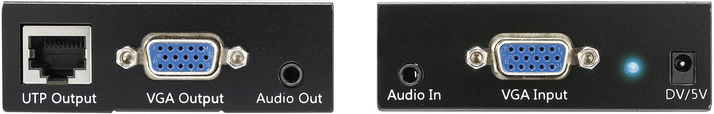 VGA, Klinke Extender (Verlängerung) über Netzwerkkabel RJ45 300m