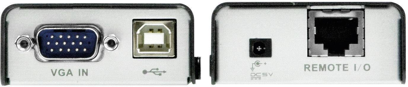ATEN CE100 VGA, USB-A (USB 2.0) Extender (Verlängerung) über Netzwerkkabel RJ45 100 m