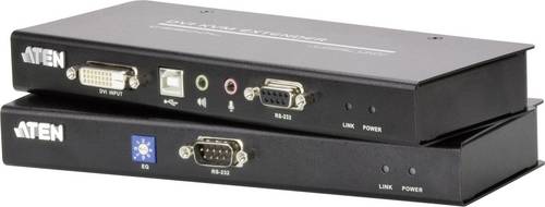 ATEN CE600 DVI, USB-A (USB 2.0) Extender (Verlängerung) über Netzwerkkabel RJ45 60 m