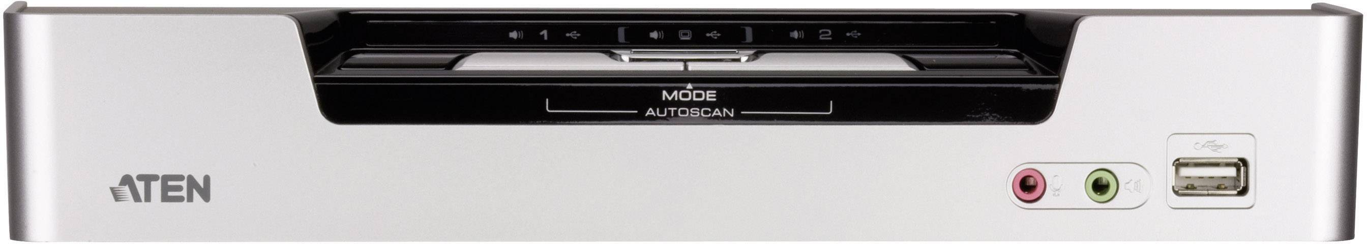 ATEN CS1642A USB-KVMP-Switch mit Dual Port für zwei DVI-Monitore