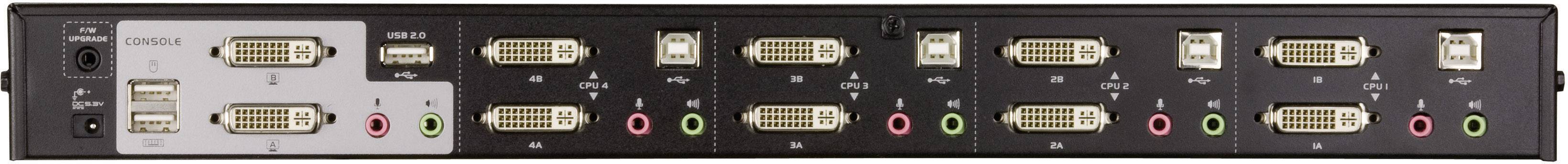 ATEN CS1644A 4 Port KVM-Umschalter DVI USB 2560 x 1600 Pixel