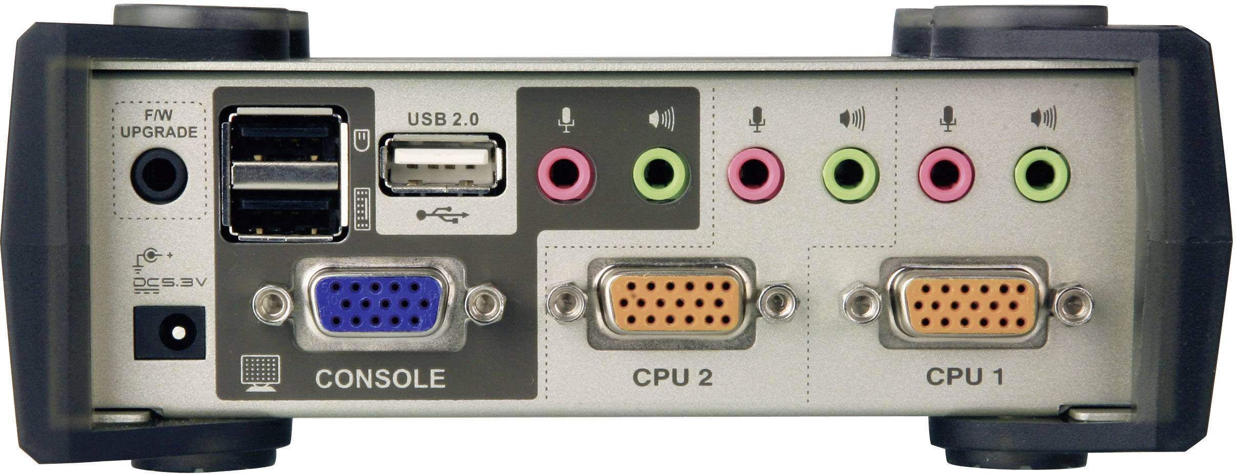 ATEN CS1732B-AT-G 2 Port KVM-Umschalter VGA USB 2048 x 1536 Pixel