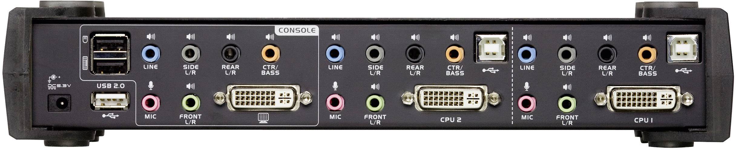 ATEN CS1782A 2 Port KVM-Umschalter DVI USB 2560 x 1600 Pixel