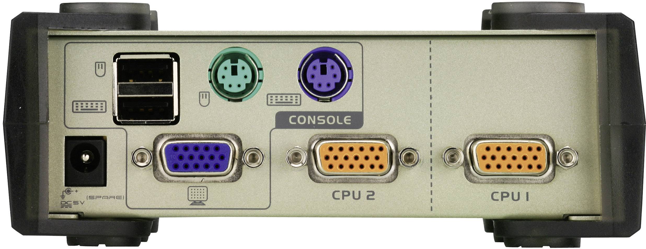 ATEN CS82U 2 Port KVM-Umschalter VGA USB, PS/2 2048 x 1536 Pixel