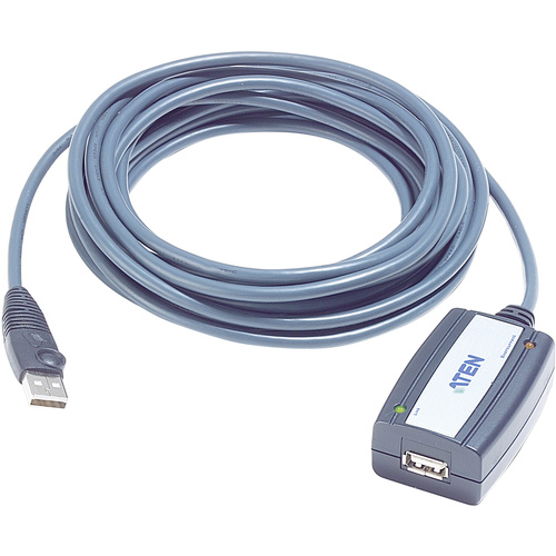 ATEN USB-Kabel USB 2.0 USB-A Stecker, USB-A Buchse 5.00m Schwarz UE250-AT