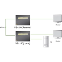 ATEN VE150A-AT-G VGA Extender (Verlängerung) über Netzwerkkabel RJ45 150m ATEN VE150A-AT-G VGA Extender (Verlängerung) über Netzwerkkabel RJ45 150m