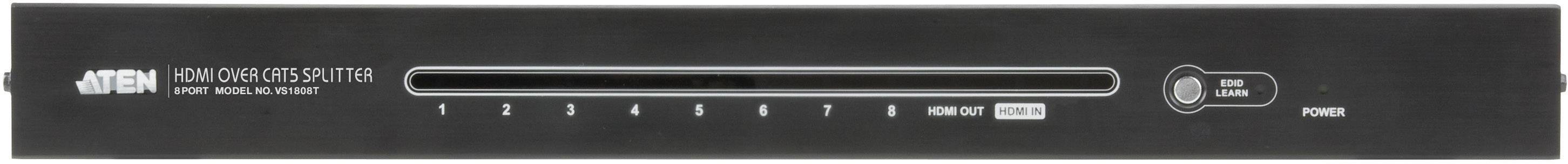 ATEN VS1808T-AT-G 8 Port HDMI-Splitter 1920 x 1080 Pixel Schwarz