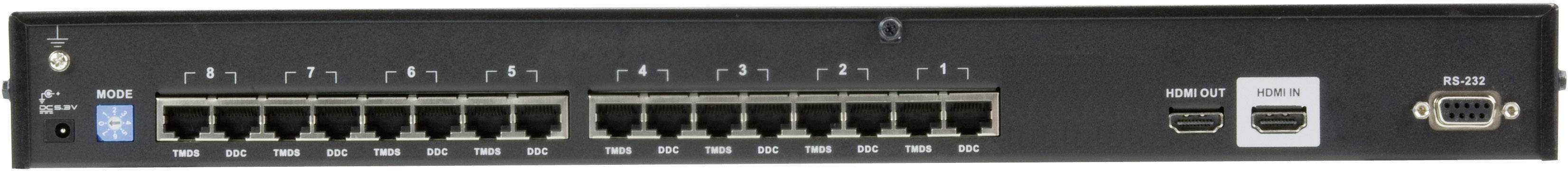 ATEN VS1808T-AT-G 8 Port HDMI-Splitter 1920 x 1080 Pixel Schwarz