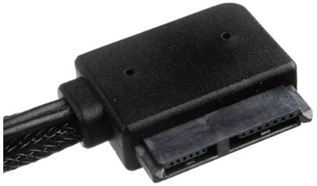 SilverStone Slim SATA 2-in-1-Datenkabel + Netzteil