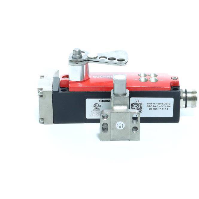 Euchner CET3-AR-CRA-AH-50X-SH-C2333-113151, Berührungsloser Sicherheitsschalter, RC18, mit Sperreinsatz, P/n: 113151