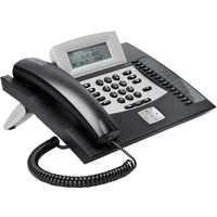 Auerswald COMfortel 1600 Systemtelefon, ISDN Headsetanschluss, Freisprechen, Touchscreen Beleuchtetes Display Schwarz, Silber Auerswald COMfortel 1600 Systemtelefon, ISDN Headsetanschluss, Freisprechen, Touchscreen Beleuchtetes Display Schwarz, Silber