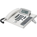 Auerswald COMfortel 1600 Systemtelefon, ISDN Headsetanschluss, Freisprechen, Touchscreen Beleuchtetes Display Weiß, Silber