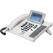 Auerswald COMfortel 2600 Systemtelefon, ISDN Anrufbeantworter, Headsetanschluss Touch-Display Weiß, Silber