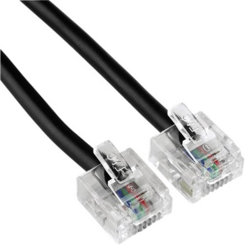Hama ISDN Anschlusskabel [1x RJ45-Stecker 8p4c - 1x RJ45-Stecker 8p4c] 3.00m Schwarz