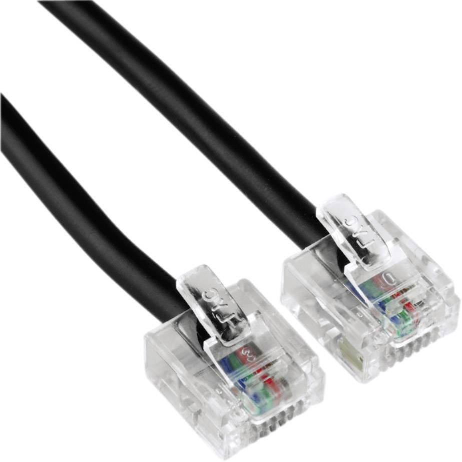 Hama ISDN Anschlusskabel [1x RJ45-Stecker 8p4c - 1x RJ45-Stecker 8p4c] 3.00m Schwarz