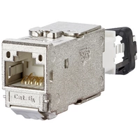 Metz Connect 130B11-E RJ45-Einbaumodul E-Dat CAT 6a 1St. Metz Connect 130B11-E RJ45-Einbaumodul E-Dat CAT 6a 1St.