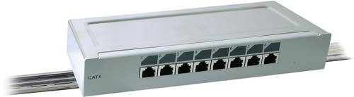 37653.2 8 Port Netzwerk-Patchpanel CAT 6