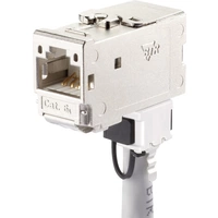 Metz Connect 130B12-E RJ45-Einbaumodul E-Dat CAT 6a 1St. Metz Connect 130B12-E RJ45-Einbaumodul E-Dat CAT 6a 1St.