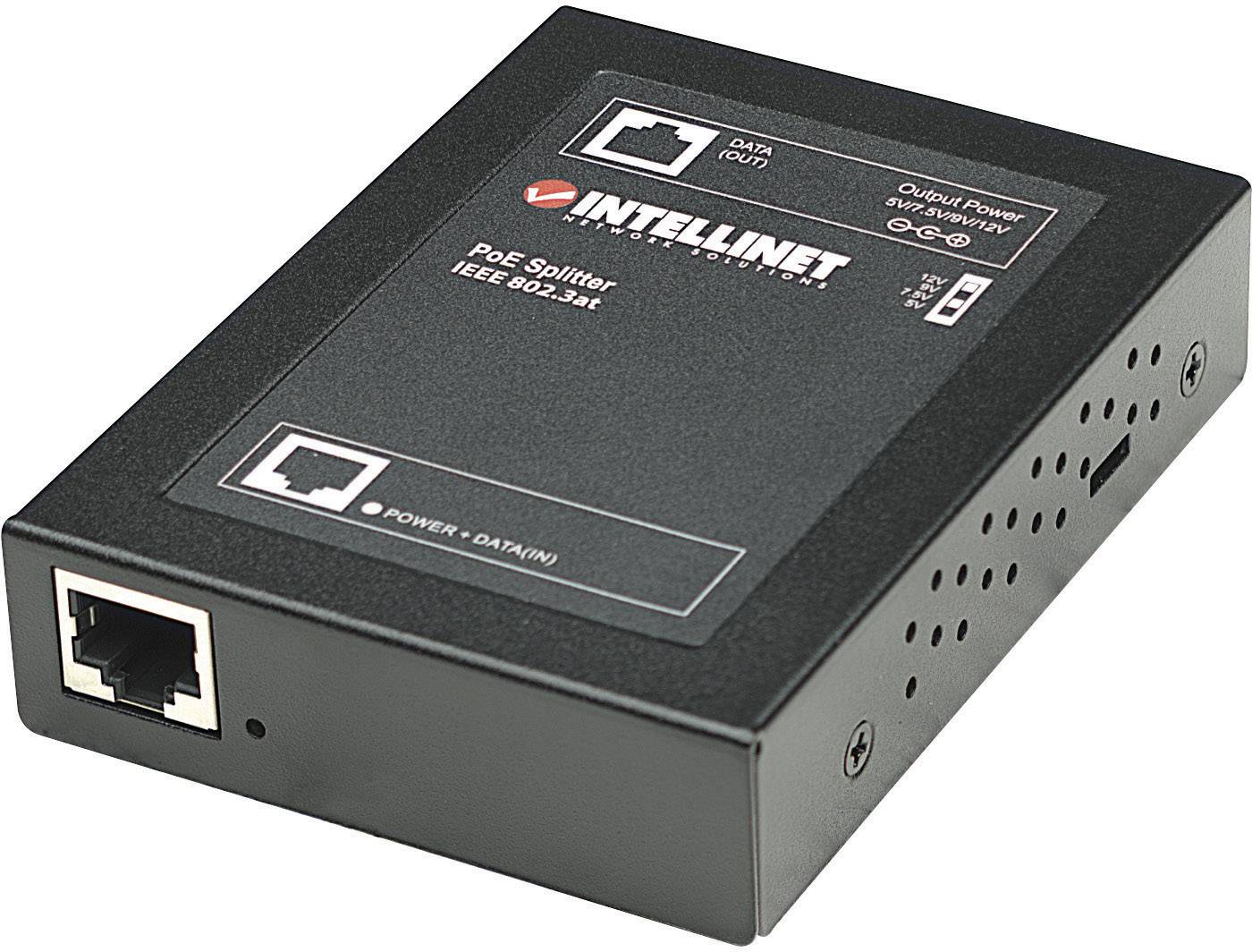 Intellinet 560443 PoE Splitter 100 MBit/s IEEE 802.3at (25.5 W)