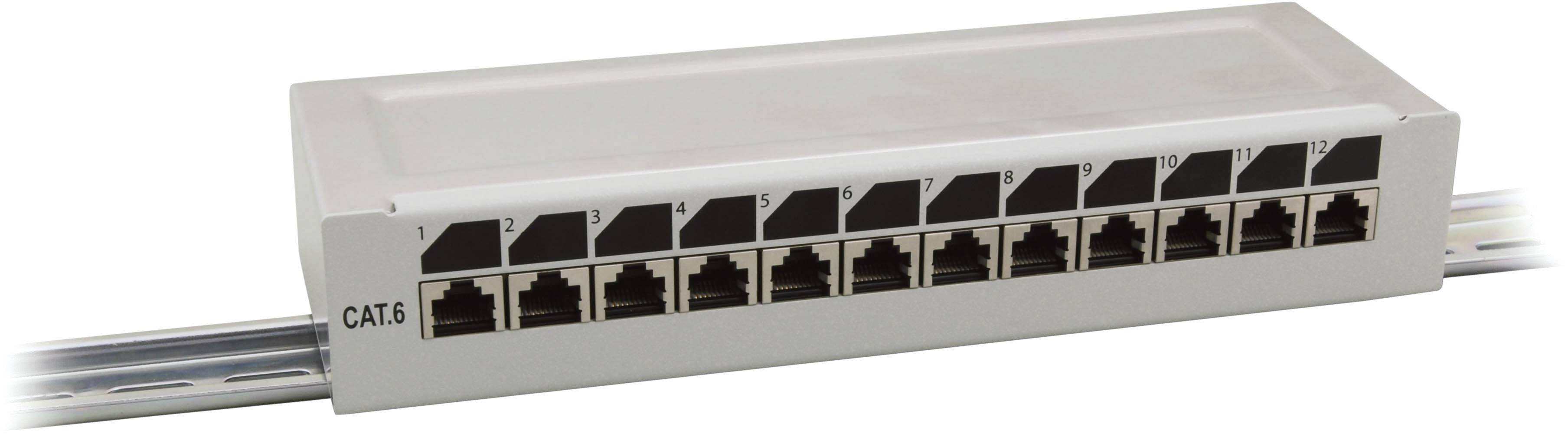 EFB Elektronik 37648.2 12 Port Netzwerk-Patchpanel CAT 6