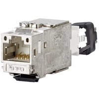 Metz Connect 130B21-E RJ45-Einbaumodul Keystone CAT 6a 1St. Metz Connect 130B21-E RJ45-Einbaumodul Keystone CAT 6a 1St.