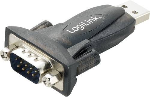 LogiLink USB 2.0, Seriell Adapter [1x D-SUB-Stecker 9pol. - 1x USB 2.0 Stecker A] AU0002E