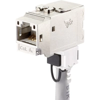 Metz Connect 130B22-E RJ45-Einbaumodul Keystone CAT 6a 1St. Metz Connect 130B22-E RJ45-Einbaumodul Keystone CAT 6a 1St.