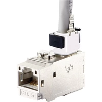 Metz Connect 130B23-E RJ45-Einbaumodul Keystone CAT 6a 1St. Metz Connect 130B23-E RJ45-Einbaumodul Keystone CAT 6a 1St.