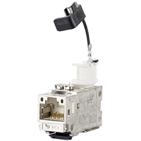 Metz Connect 130B23-E RJ45-Einbaumodul Keystone CAT 6a 1St. Metz Connect 130B23-E RJ45-Einbaumodul Keystone CAT 6a 1St.