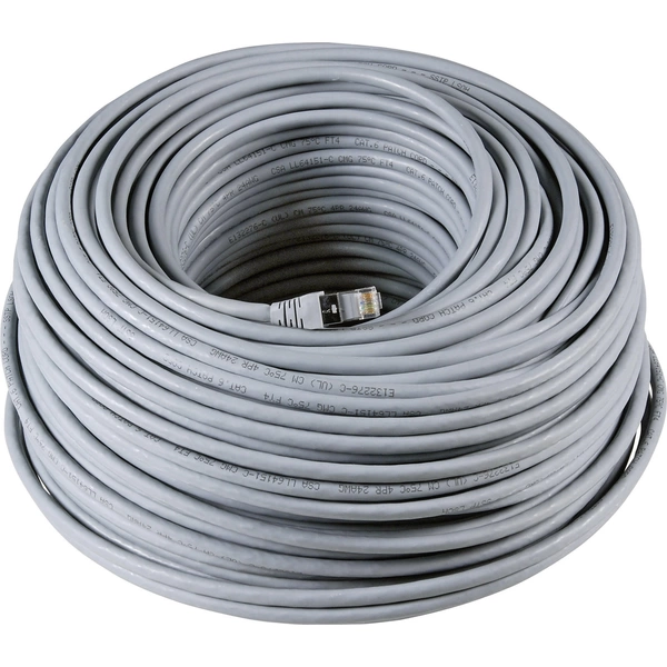 EFB Elektronik K5537GR.60 RJ45 Netzwerkkabel, Patchkabel CAT 6a S/FTP 60.00 m Grau UL-zertifiziert, Flammwidrig, mit Rastnasenschutz 1 St. EFB Elektronik K5537GR.60 RJ45 Netzwerkkabel, Patchkabel CAT 6a S/FTP 60.00 m Grau UL-zertifiziert, Flammwidrig, mit Rastnasenschutz 1 St.