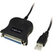 LogiLink USB 1.1 Anschlusskabel [1x USB 1.1 Stecker A - 1x D-SUB-Buchse 25pol.] UA0054