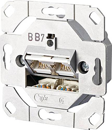 Metz Connect Netzwerkdose Unterputz Einsatz CAT 6a 2 Port