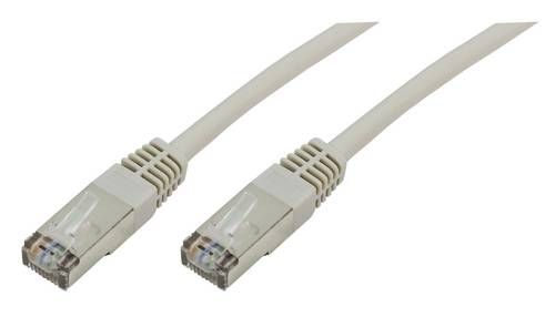 RJ45 Netzwerk Anschlusskabel CAT 5e F/UTP 25.00cm Grau