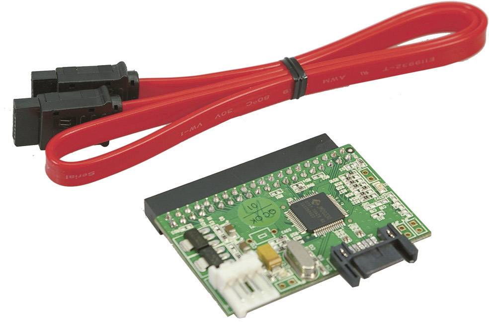 LogiLink AD0006A Schnittstellen-Konverter [1x SATA-Stecker 7pol. - 1x IDE-Buchse 40pol.]