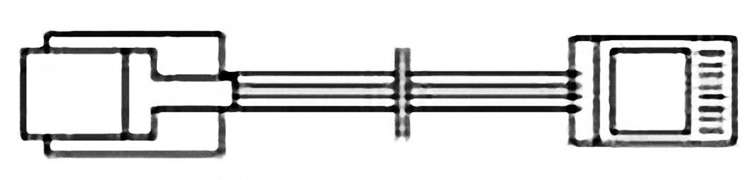 Hama ISDN Anschlusskabel [1x RJ45-Stecker 8p4c - 1x RJ45-Stecker 8p4c] 1.50 m Schwarz