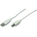 Goobay USB 2.0 Anschlusskabel [1x USB 2.0 Stecker A - 1x USB 2.0 Stecker B] 5.00m Grau