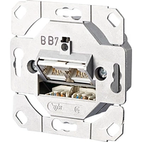 Metz Connect Netzwerkdose Unterputz Einsatz CAT 6 2 Port Metz Connect Netzwerkdose Unterputz Einsatz CAT 6 2 Port